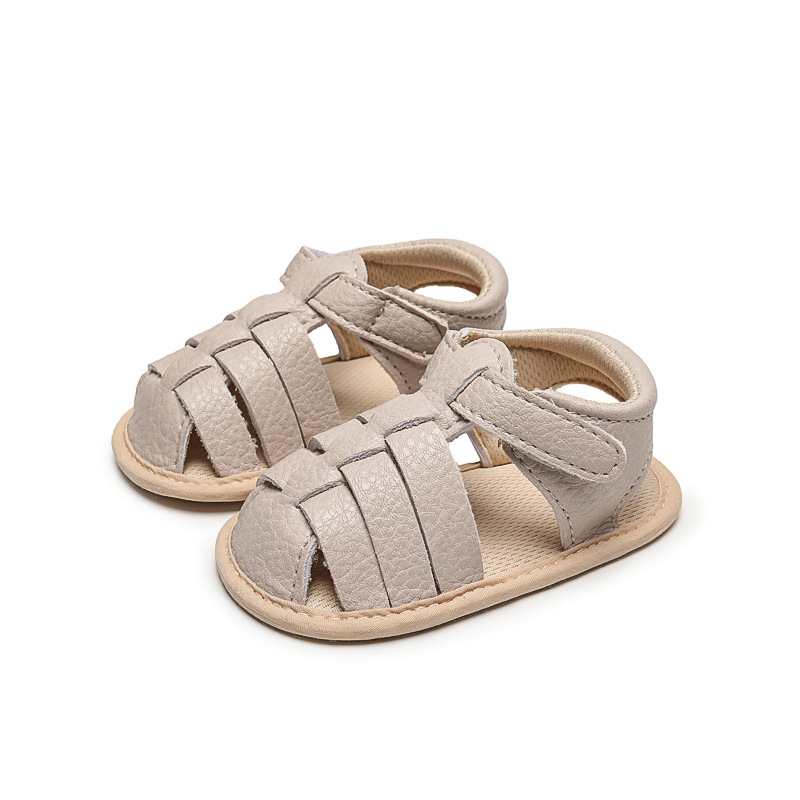 Cross-border hot summer baby sandals breathable soft rubber sole non-slip casual toddler shoes baby shoes one-piece delivery