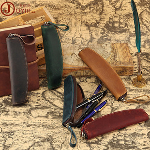 Cross-border new macaron portable Journal crocodile pattern multi-color notebook men's and women's wallet genuine leather loose-leaf notebook_voghion.com