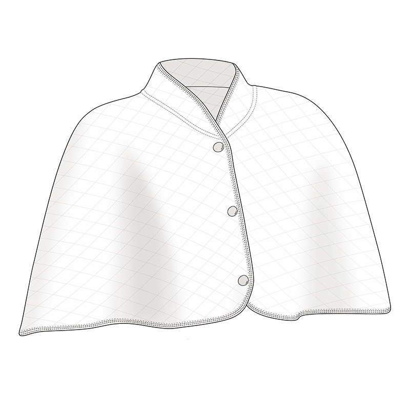 Four Seasons Cotton Shoulder Pad Warm Shoulder Cold-proof Inflammation Ware Middle-aged and Elderly Men's and Women's Small Shawl Cervical Spine Air Conditioning Room Office