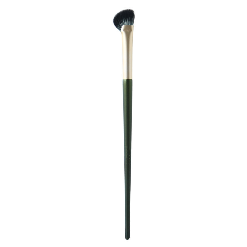 Sickle nose shadow brush, beveled contouring highlight detail brush, makeup blending brush, beveled half fan-shaped soft bristles