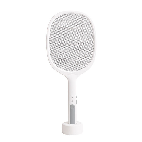 Two-in-one multi-functional electric mosquito swatter USB charging cable fly swatter night mosquito base light mosquito trap lamp mosquito repellent