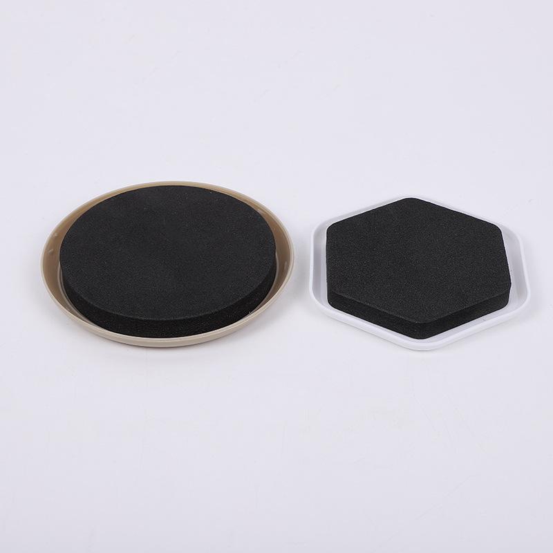 Factory direct supply hexagonal polygonal furniture mobile sliding pad circular furniture sliding pad mute anti-scratch foot pad