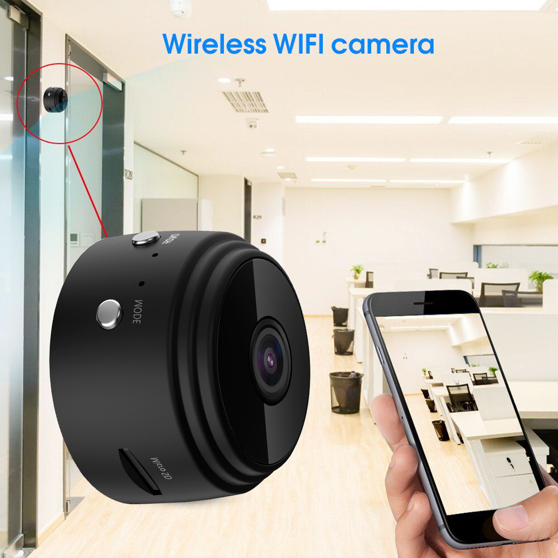 Cross-border hot A9 wireless intelligent HD surveillance camera remote WiFi Monitor network camera wholesale