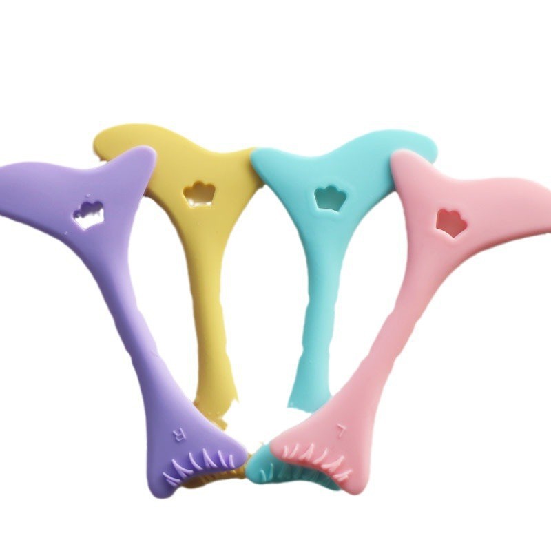 Cross-border foreign trade eyeliner aid eye makeup silicone tool lower eyelash seal artifact anti-Yin eye makeup aid