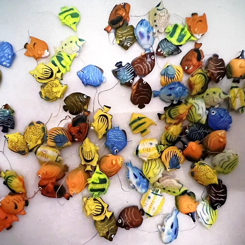 Mini small fish tropical fish pvc decorative small fish artificial fish micro landscape small fish plastic fake fish