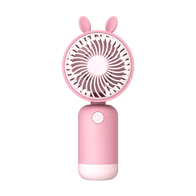 New hand-held small fan usb mini rechargeable large wind student portable hand-held electric fan gift