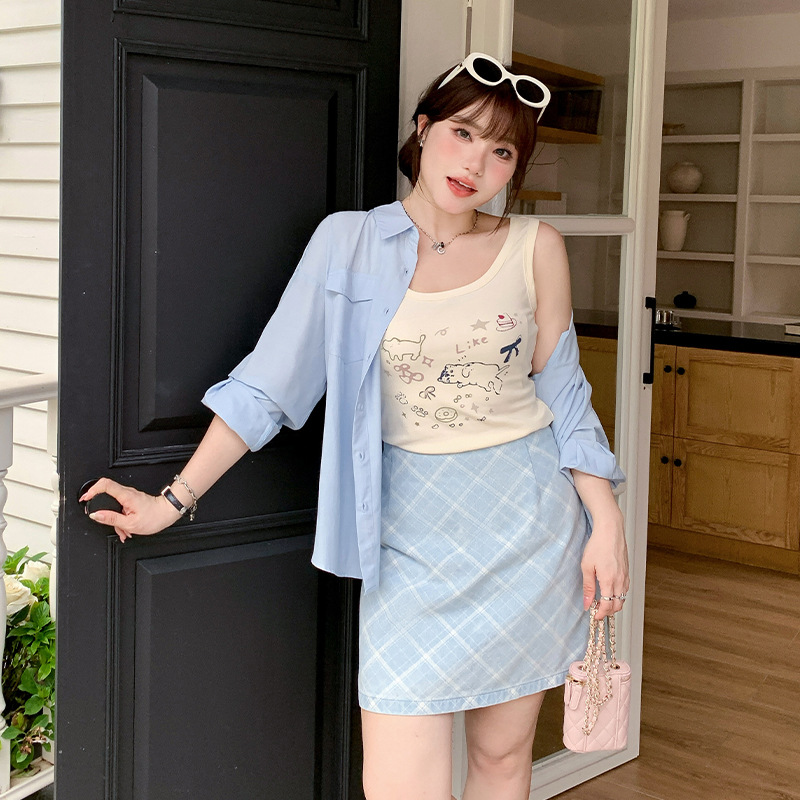 Solid Color Shoulder PoIo Collar Elegant Long Sleeve Shirt Women's Autumn plus size chubby girl Slim Casual Top 