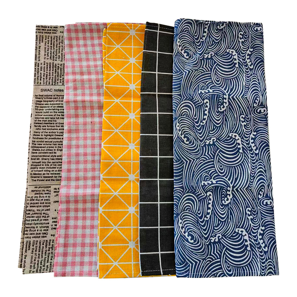 Factory Spot/Amazon Cross Border Cotton Linen Napkins/Placemats/Table Cloth/Tea Towel/Background Cloth Multifunctional Napkins