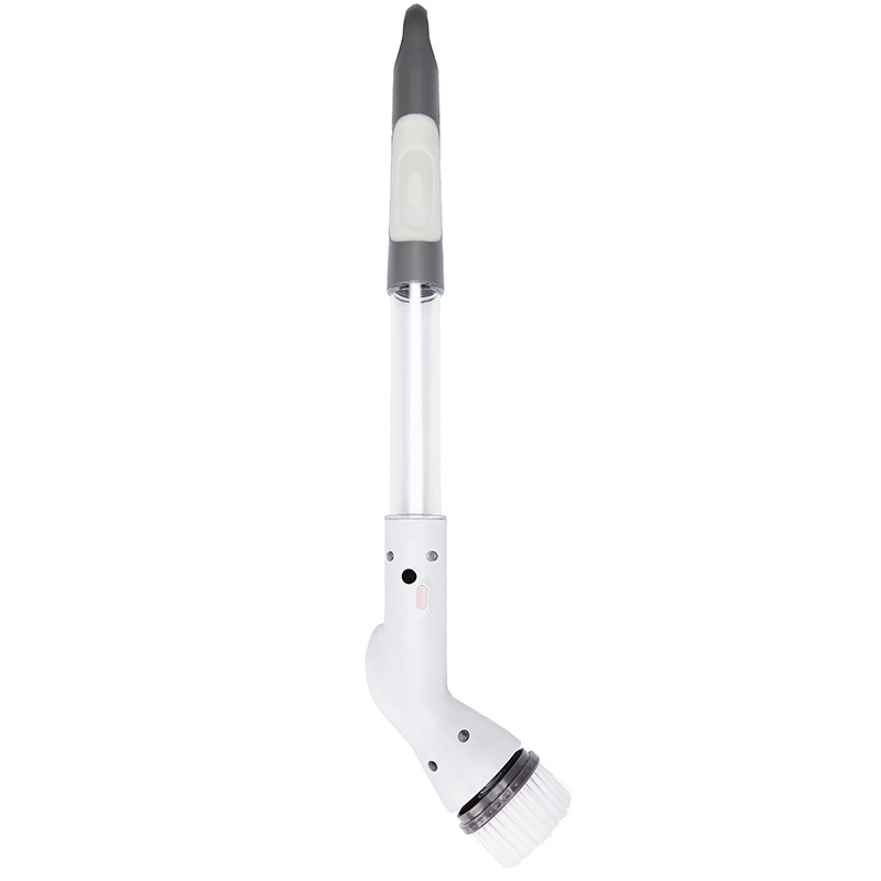Wireless multifunctional bathroom electric cleaning brush hand-held long handle automatic rotating retractable cleaning bathroom brush floor brush