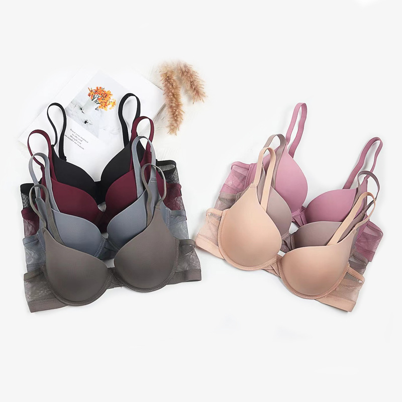 Smooth Surface, Seamless Bra for Women, Lightweight B-Cup, Sexy Deep V Straps, Push-up Bra, Spring/Summer