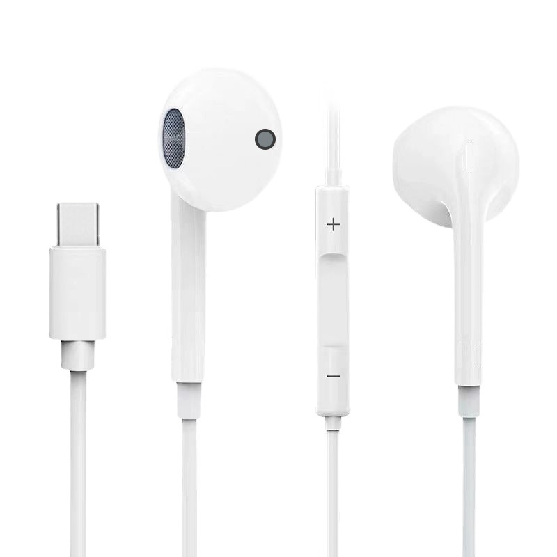 Suitable for Apple Mobile Phone In-ear Flat Headset iphone14 Call Wire Control 3.5 Headset MFI Bluetooth Pop-up Window