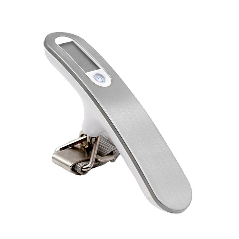Mini stainless steel electronic portable scale portable 50KG ribbon luggage scale air express parcel scale