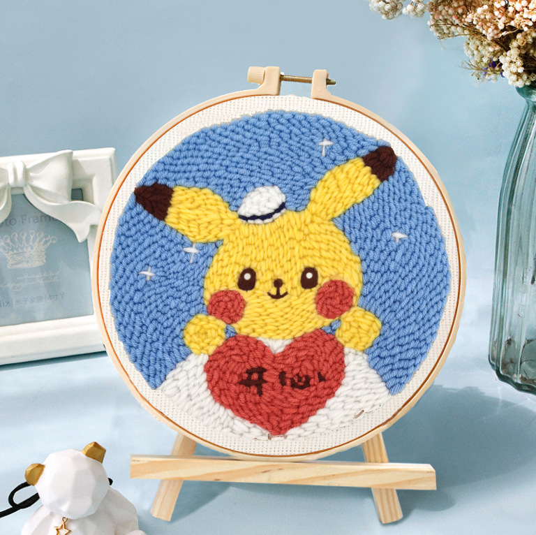 Shake Sound Unicorn Russian Poke Embroidery Needle Pen Wool Rub Show Handmade DIY Material Bag Cross Stitch New Style