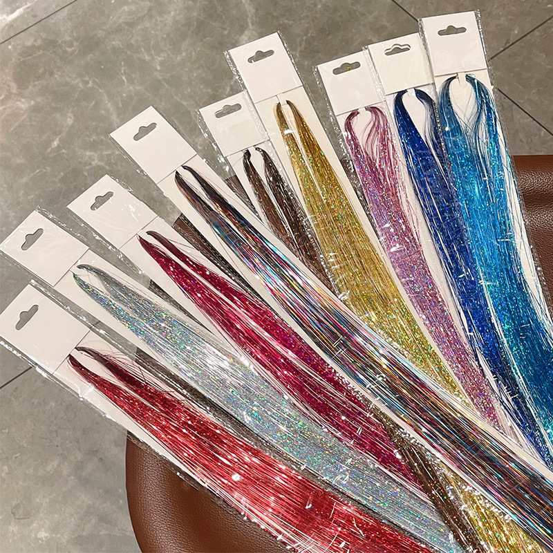 Braided Hair Colorful Rope Wig Line Women's Seven-color Headline Invisible Traceless Hair Extension Ribbon Children's Hair Dirty Braid Headdress