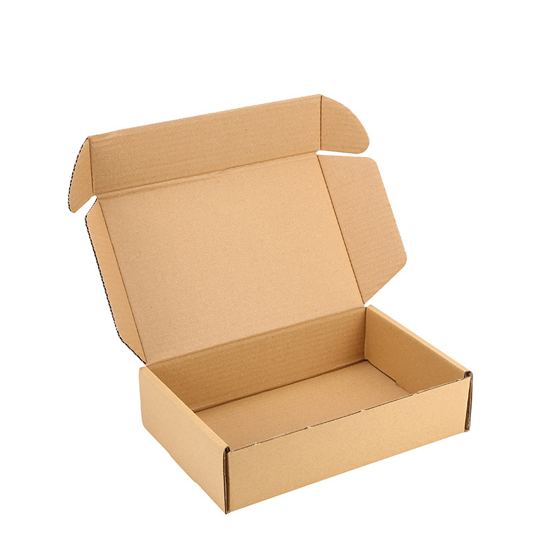 Wholesale packaging box corrugated square flying machine box custom express box extra hard rectangular packing box carton