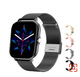 Black Steel + four silicone watchbands