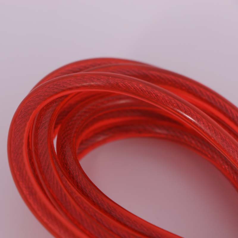 Bearing steel wire spare rope aluminum alloy rubber PVC fitness high speed steel wire rope skipping exercise 3m * 4.5mm special