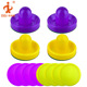 Large push handle yellow 2 + Purple 2 + flannel 4 + large ball Yellow 4 + purple 4/bag