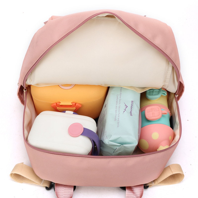 New Mummy Bag Dry and Wet Separation Multifunctional Milk Storage Insulation Shoulder Baby Bag Large Capacity USB Bag
