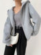 Hong Shirt Heavy Sweater Women's High-end European Sweater Cardigan Spring and Autumn Loose Slimming Couple Hooded Sweater Jacket
