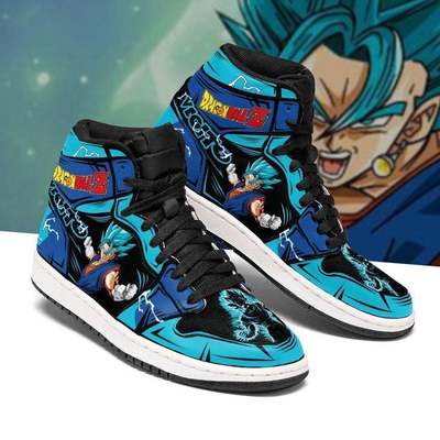 Blue Sports Shoes Dragon Ball Anime Shoes for Men and Women Cute PIKA Printed High Top Shoes Cross-Border to Set