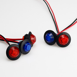 Автомобиль 3LED 3/4 дюйма грузовик боковой свет светодиодный грузовик сигнальный свет автобус боковой свет грузовик свет 12 В