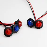 Автомобиль 3LED 3/4 дюйма грузовик боковой свет светодиодный грузовик сигнальный свет автобус боковой свет грузовик свет 12 В