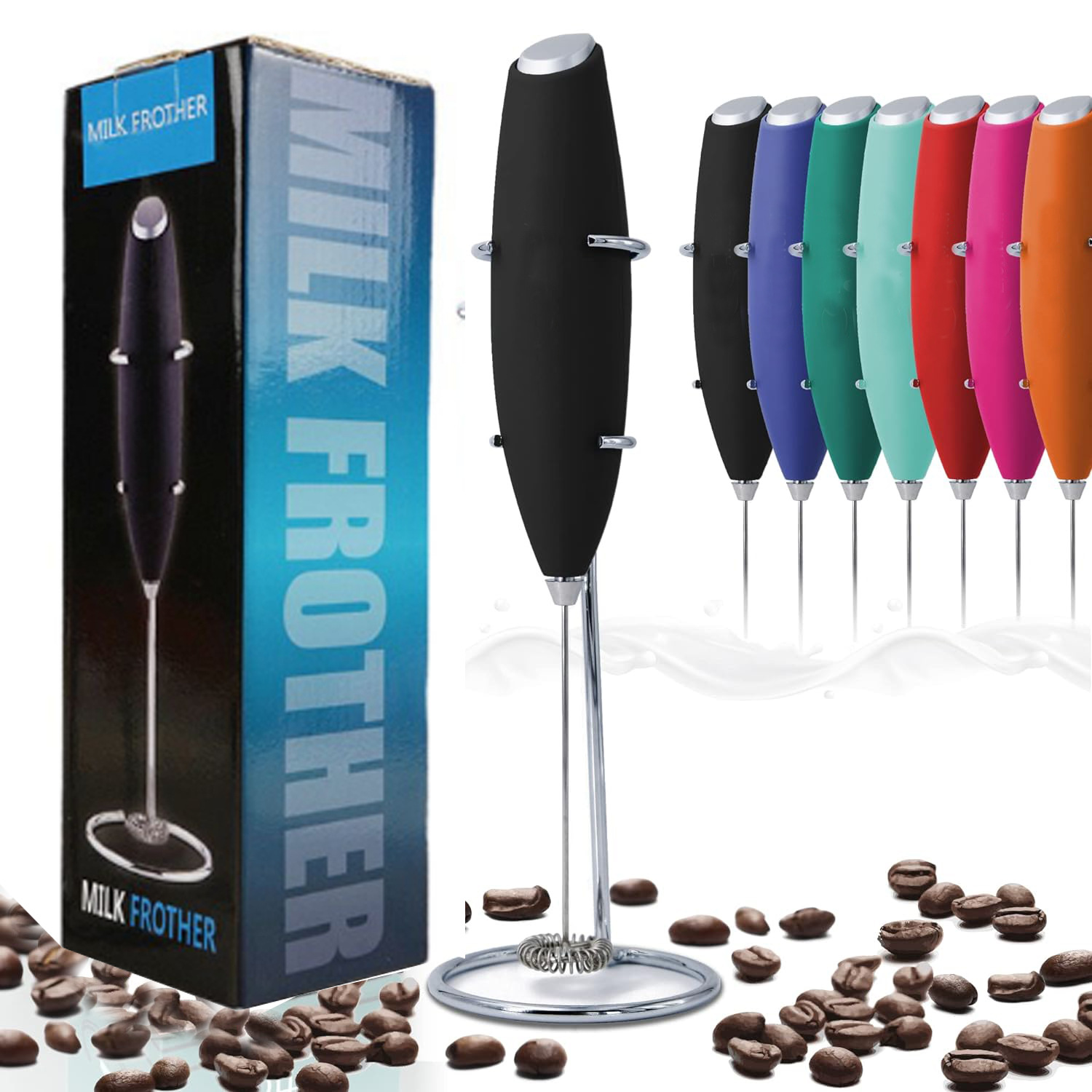 Factory wholesale milk frother coffee mixer electric egg beater mini egg beater automatic cream beater