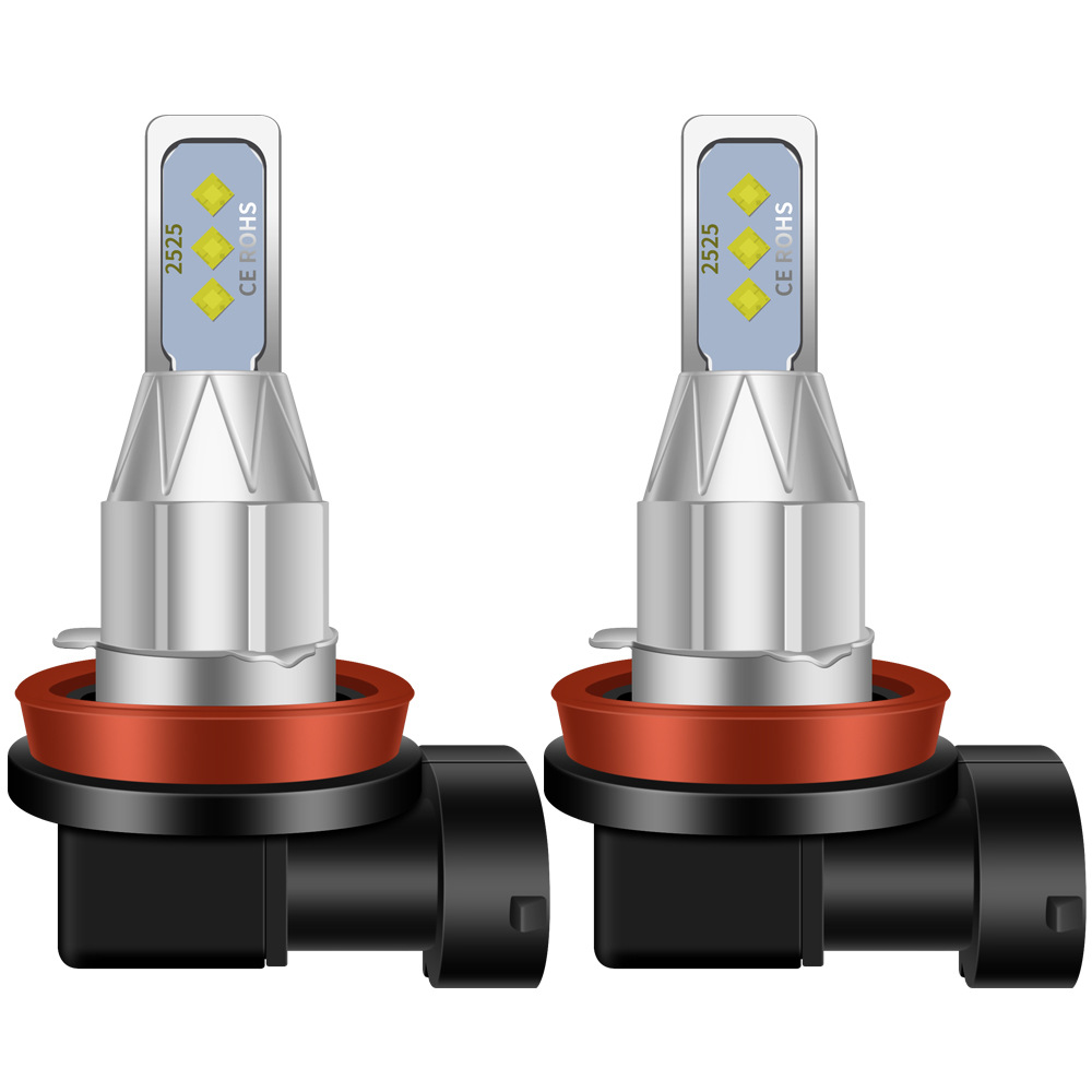 New LED 80W H8 H7 H11 H4 9005 9006 2525 car LED fog light motorcycle light