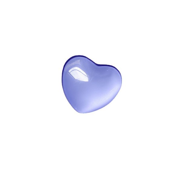 Han Feng Heart-shaped Stained Glass Crystal Ball Mobile Phone Airbag Bracket Internet Celebrity Lazy Retractable Transparent Mobile Phone Bracket