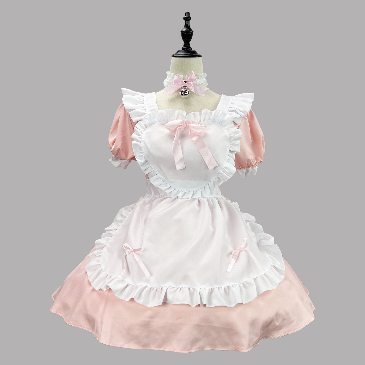 Japanese Black Classic Maid Dress Alice Soft Girl Lolita Maid Dress Cafe Dress