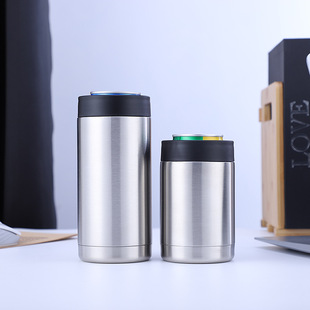 12oz Coke Can 17oz Beer Can 14oz Cold Tank 304 Stainless Steel Double Layer Vacuum Insulation Cold Cup