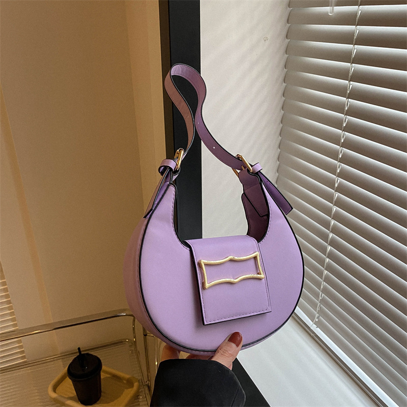 Cross-border Bags Bag Women's New Fashion Retro Crescent Underarm Bag Niche Light Luxury Shoulder Crossbody Small Bag