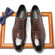 Oxford Shoes Japanese Dress Shoes Men's Business Work Shoes Amazon Explosions British Four Seasons Wedding Shoes Large Size 4546