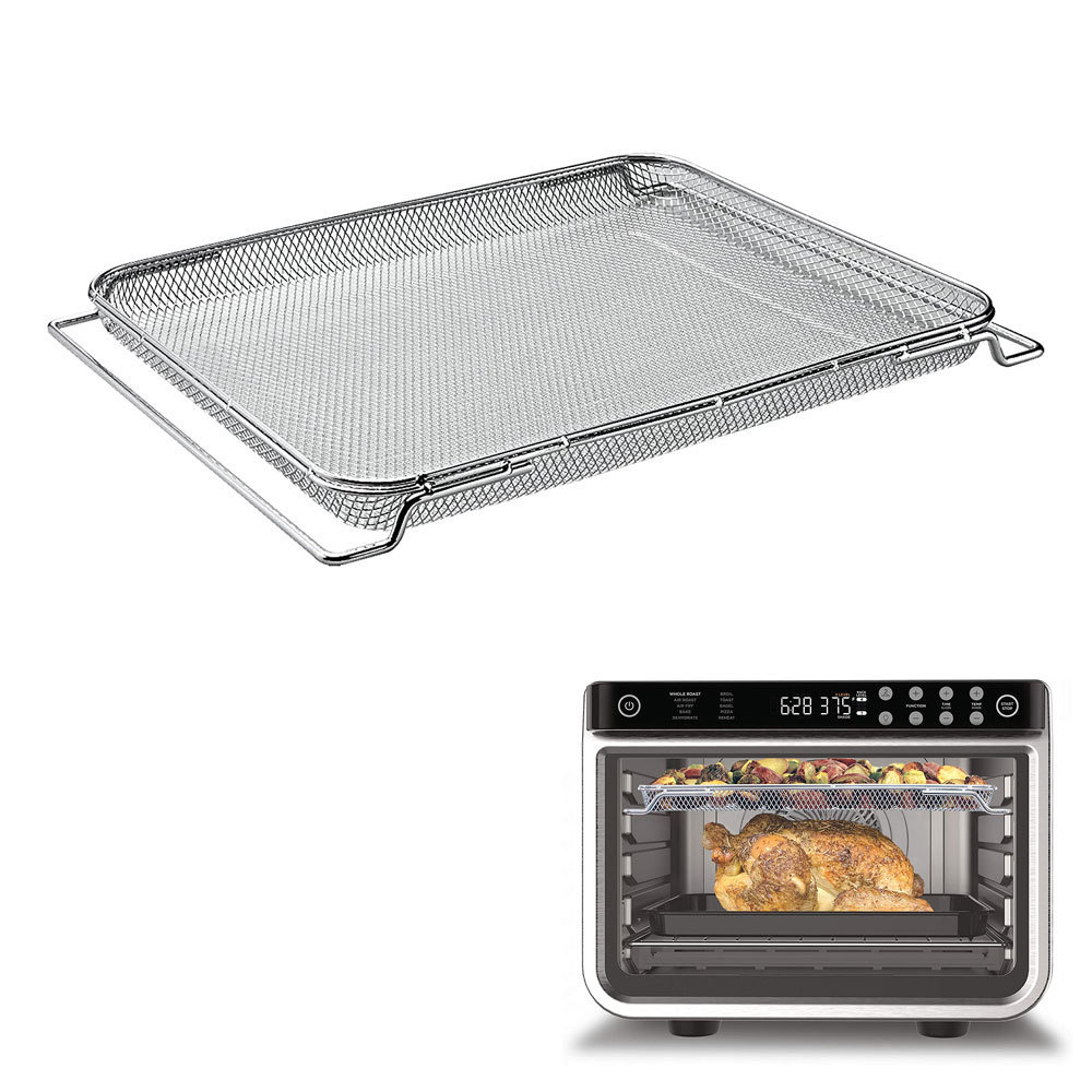 304 stainless steel replacement air frying basket grill net for Ninja FoodiSP100/SP101B1/SP300