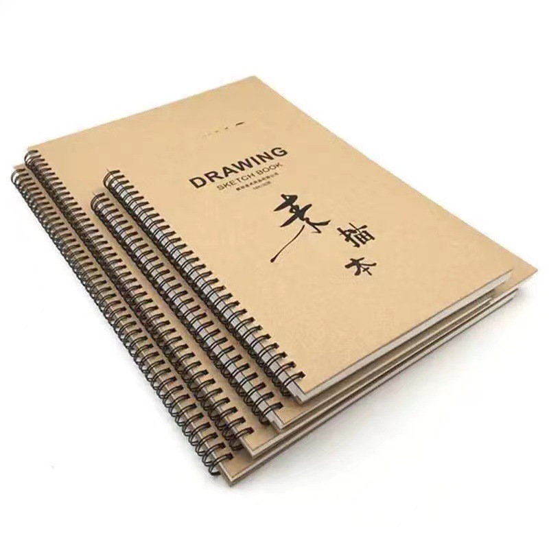 Thickened coil sketch book A4 8K sketch book special offer for art students 16 hand-painted sketch paper
