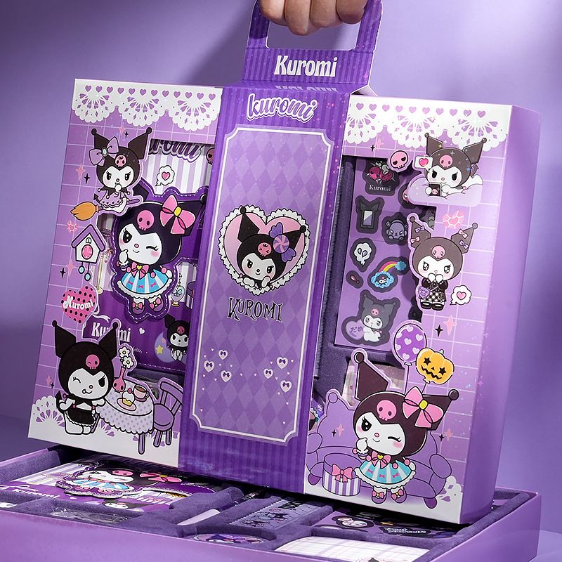 Sanrio Hand Account Book suit Kulomi Meruti Hand Account Gift Box Children's Girls Pupil Gift Toys for Women