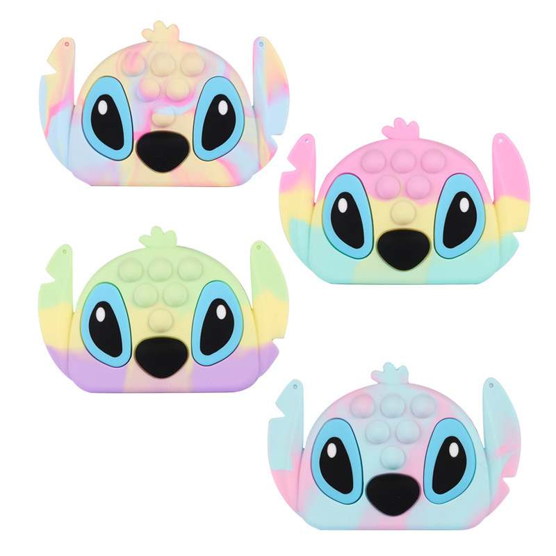 Cross-border new rodent pioneer silicone coin purse children's storage bag cartoon slung shoulder bag pendant wholesale