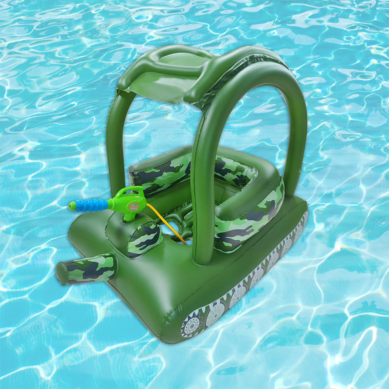 New spot inflatable children's water spray tank swimming pool sunshade water spray toy water gun water spray inflatable car