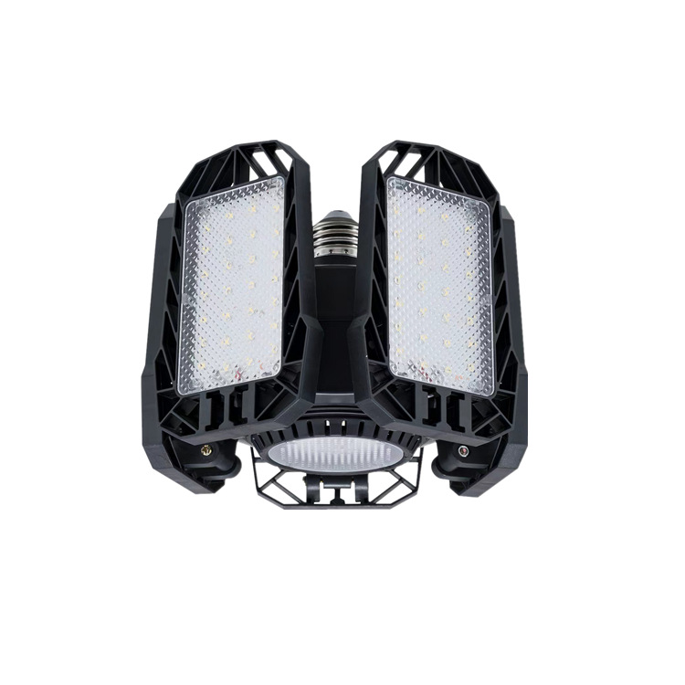 Source factory direct sales Amazon Transformers LED garage lights 3 Leaf lights 5+1 floor lights folding lights