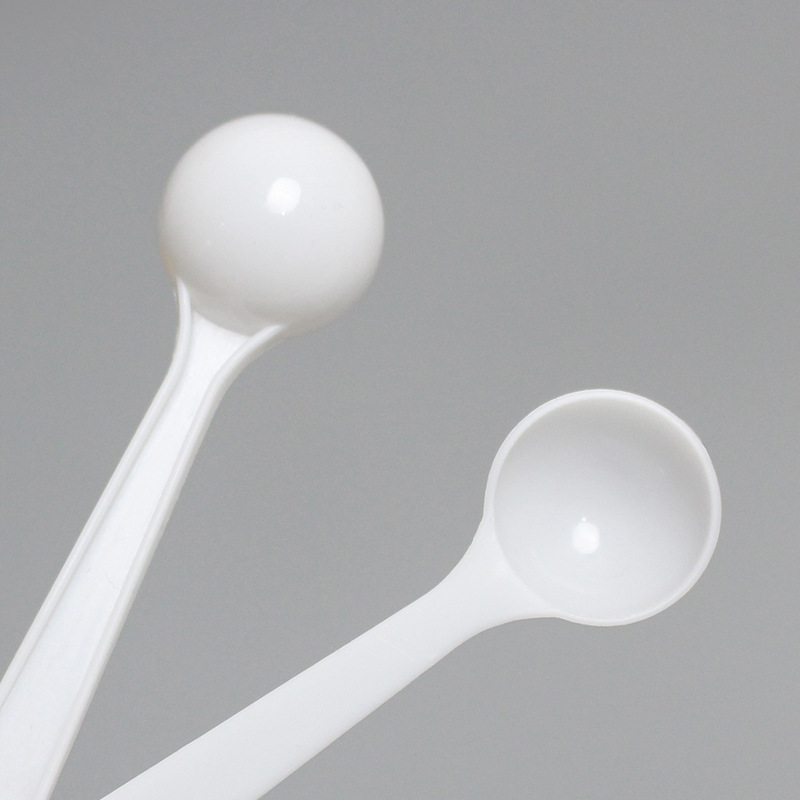 Wholesale bulk plastic measuring spoon 1g g salt spoon 2ml ml powder fruit powder baking spoon quantitative measuring small spoon