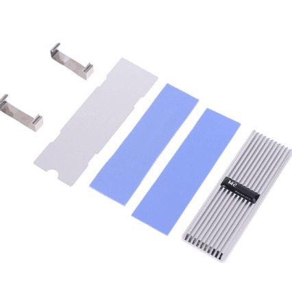 Three-color ultra-thin M.2 solid state hard disk heat sink M2 thermal conduction sheet SSD all aluminum nvme heat sink vest 2280