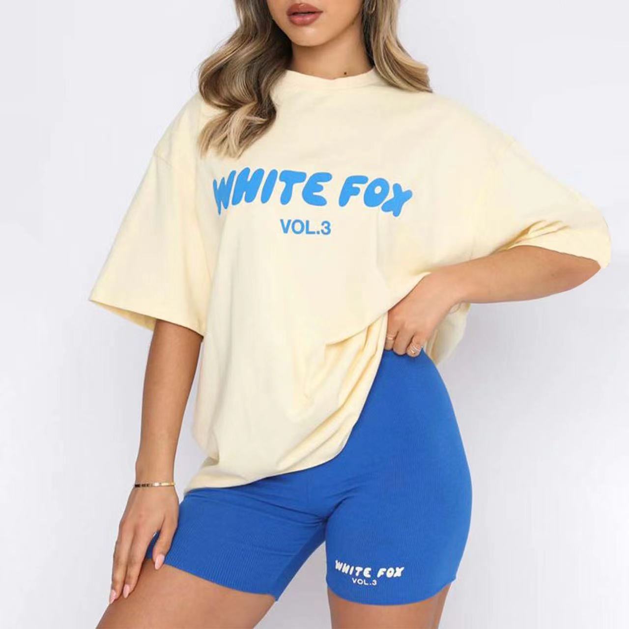 2024 Summer Cross-border Hot Selling Men's and Women's Same Suit TK Independent Station Hot Selling T-shirt Base Shirt Live Tkk