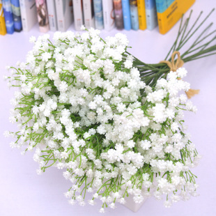 Artificial Flower starry sky high-end single PU fake flower soft rubber flower wedding bouquet feel Bouquet decoration wholesale