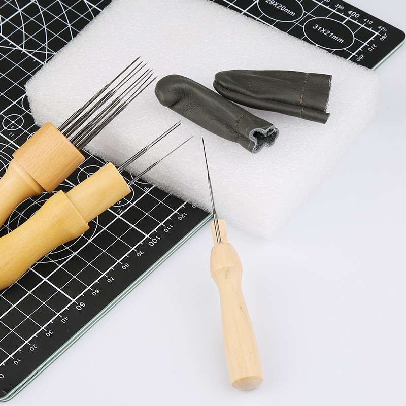 Poke needle wool felt poke non-woven fabric poke needle three needle eight needle positioning needle tool combination set