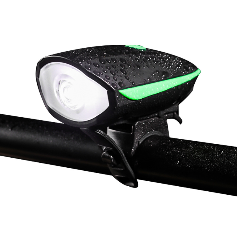 Bicycle light car headlight charging night riding flashlight with electric horn bicycle accessories riding equipment