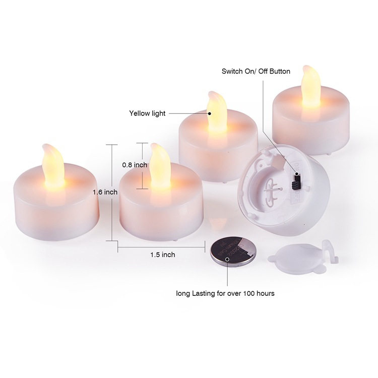 Rechargeable LED candle remote control timing, electronic candle remote control timing, LED small tea wax remote control timing
