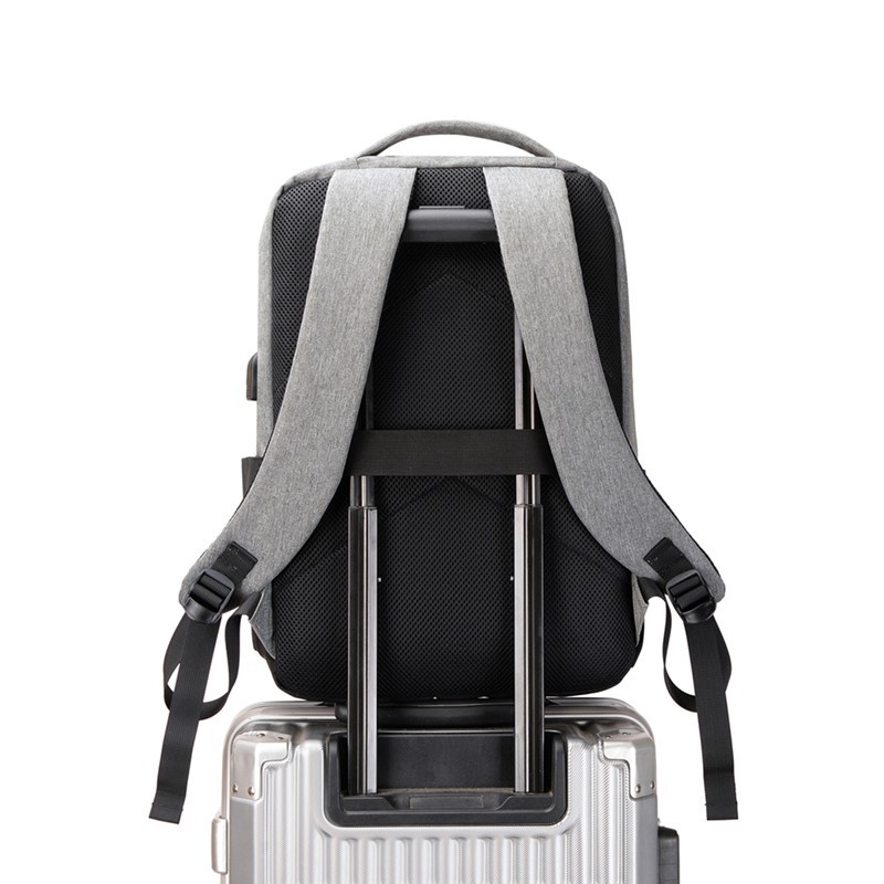 Cross-border New Business Men's Backpack Printable logo Simple Computer Bag Travel Large Capacity Multi-purpose Backpack