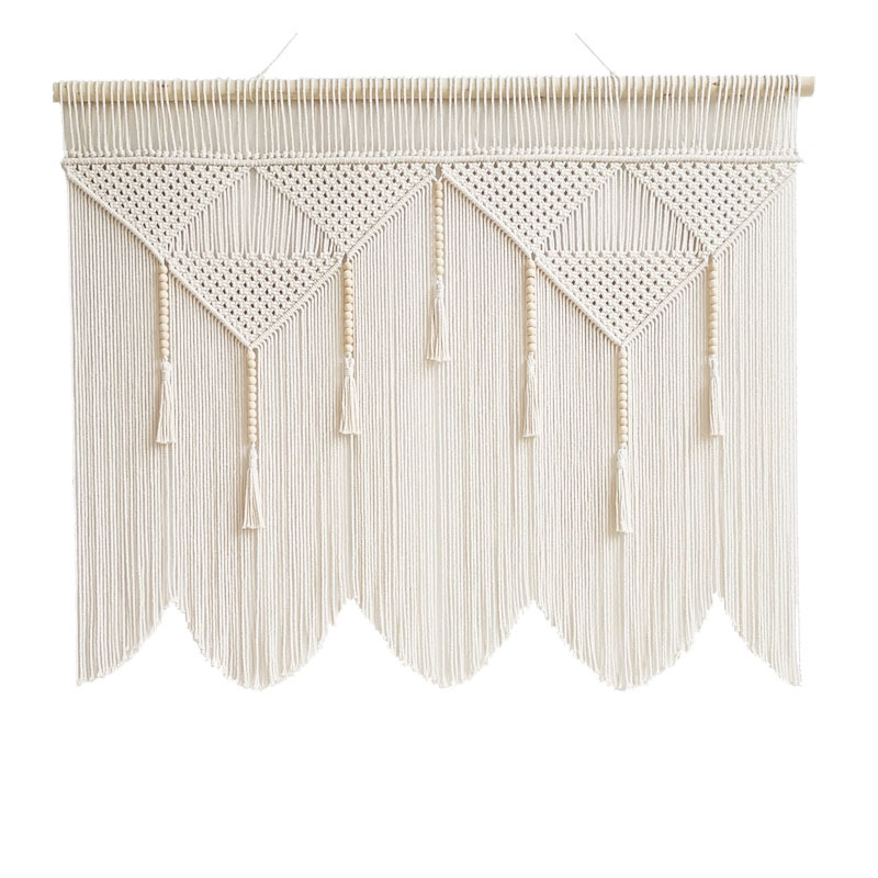 Cross-border Nordic Hand-woven Tapestry Amazon New Bohemian Hanging Simple Decorative Partition Door Curtain