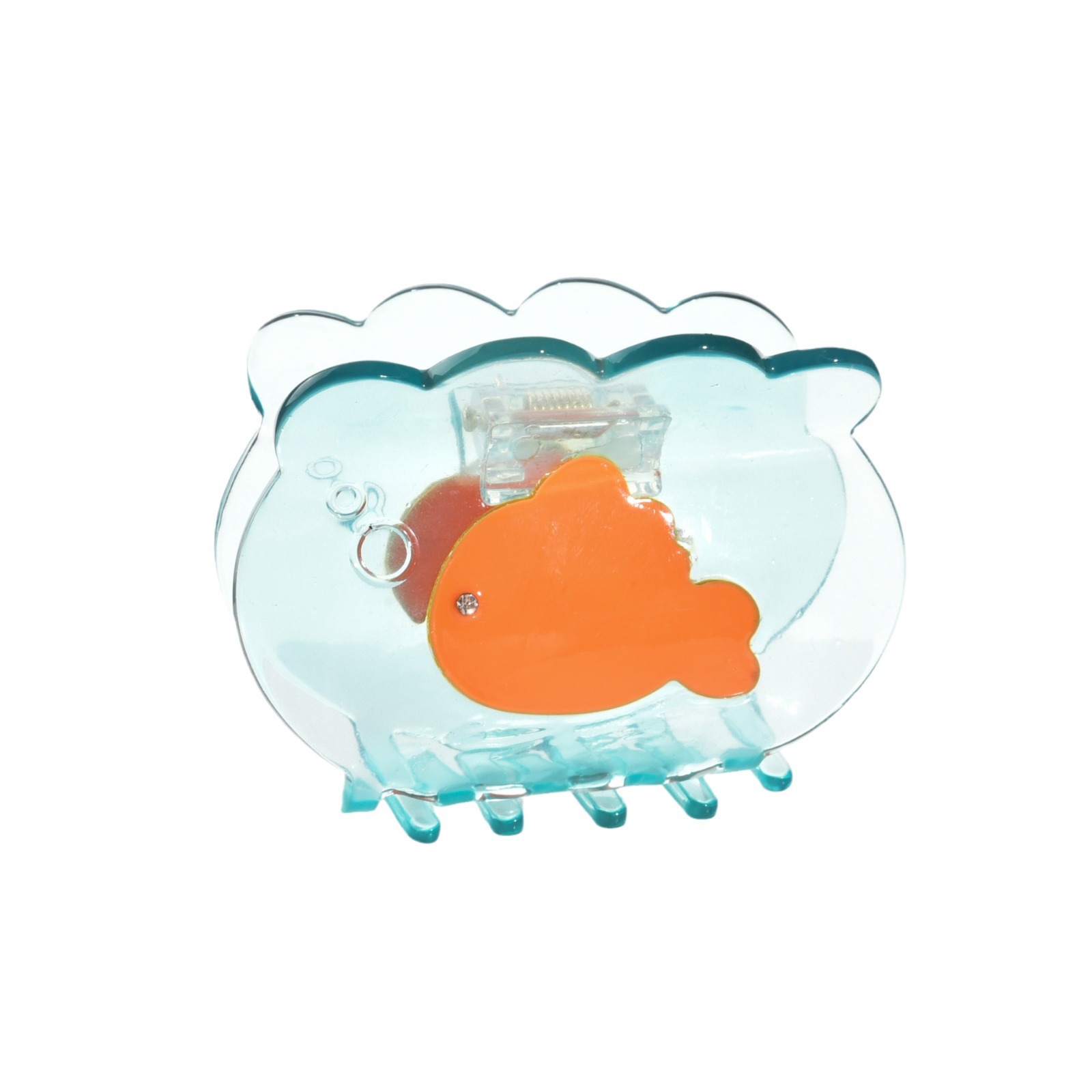 YHJ hair accessories new acetate grip transparent fish tank hairpin cute animal fish shark clip plate hairpin hair grip_voghion.com